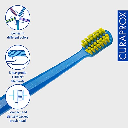Curaprox Cs 5460 Ultra-Soft Orthodontic Toothbrush For Braces With Ultra-Fine Filaments And Compact, Slightly Angled Toothbrush Head For Improved Tooth And Gum Health #TOP2