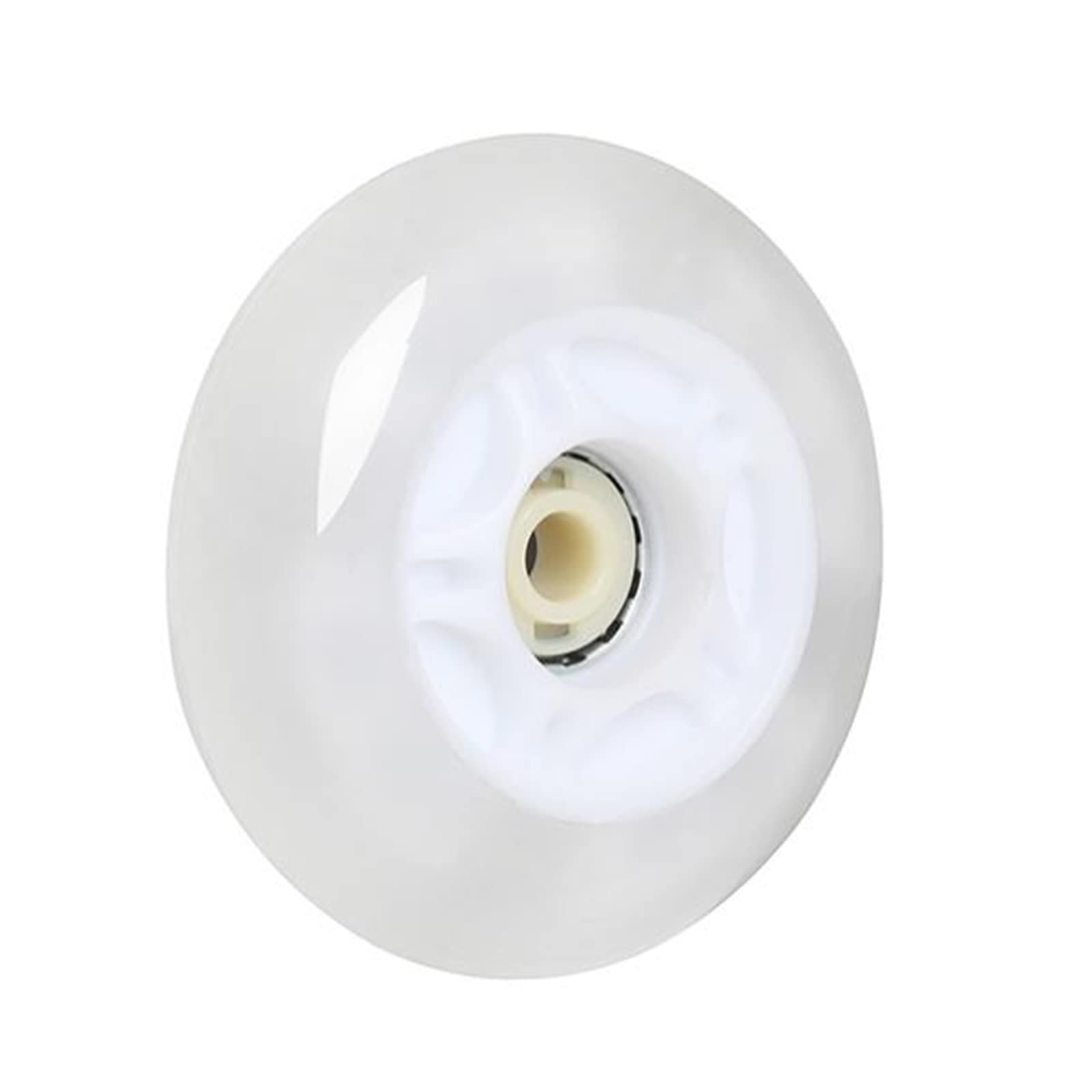 Generico Koła do łyżworolek na zewnątrz wewnątrz oświetlają 72 mm 76 mm 80 mm LED Flash Flash Koła wymienne do łyżwiarstwa łyżwiarskiego - 8 szt
