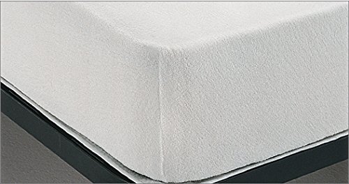 Cubrecolchón con capucha de rizo 180x200 para proteger tu cama de manchas y ácaros