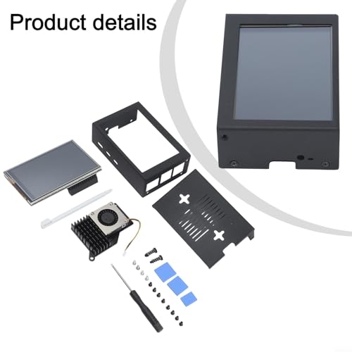 Écran tactile Raspberry Pi 5 3.5 pouces LCD avec refroidisseur actif noir - 6