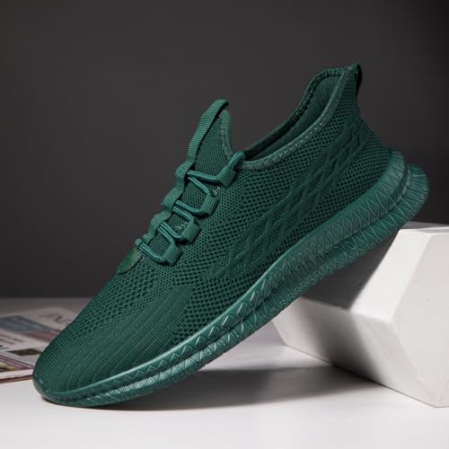 Image of Mens Slip On Walking Shoes Sneakers Running Shoes Trainers Athletic Gym Fitness Sport Shoes Non Slip Breathable Mesh Workout Fashion Breathable Comfortable