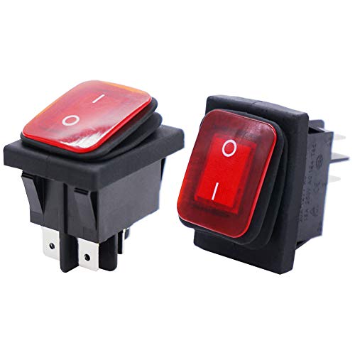 Taiss/2Pcs 16A 250V 20A 125V Interruttore a