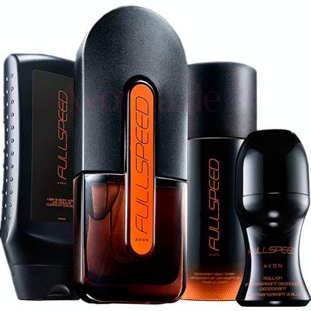 AvonFull Speed Perfume Set of 4 Male Explosive Persistent Vivid Vodka / Juniper / Musk / Nitro Accords