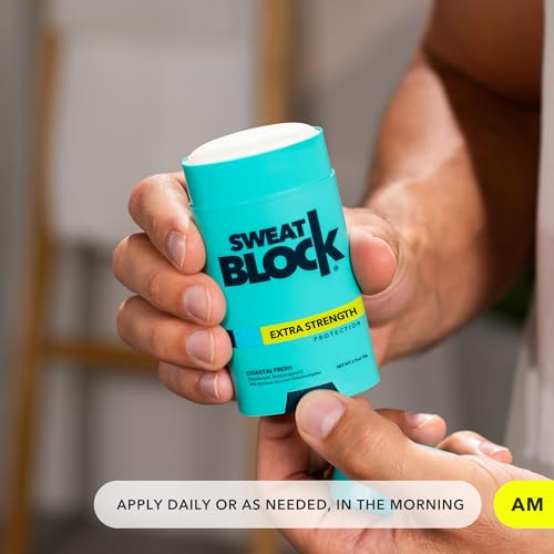 Déodorant clinique SweatBlock anti-transpirant efficace contre l'hyperhidrose
