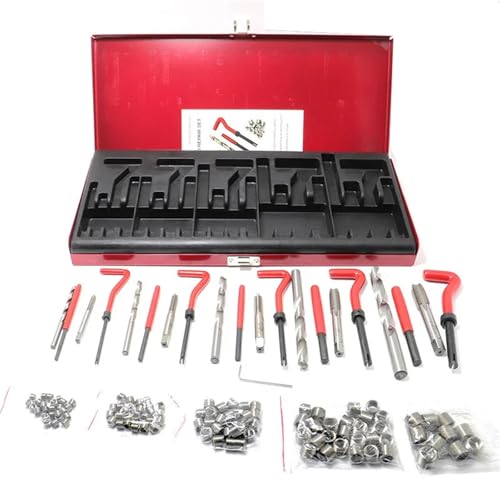 Kit reparación de roscas dañadas M5 a M12 extractor tornillos rotos e insertos helicoidales 3