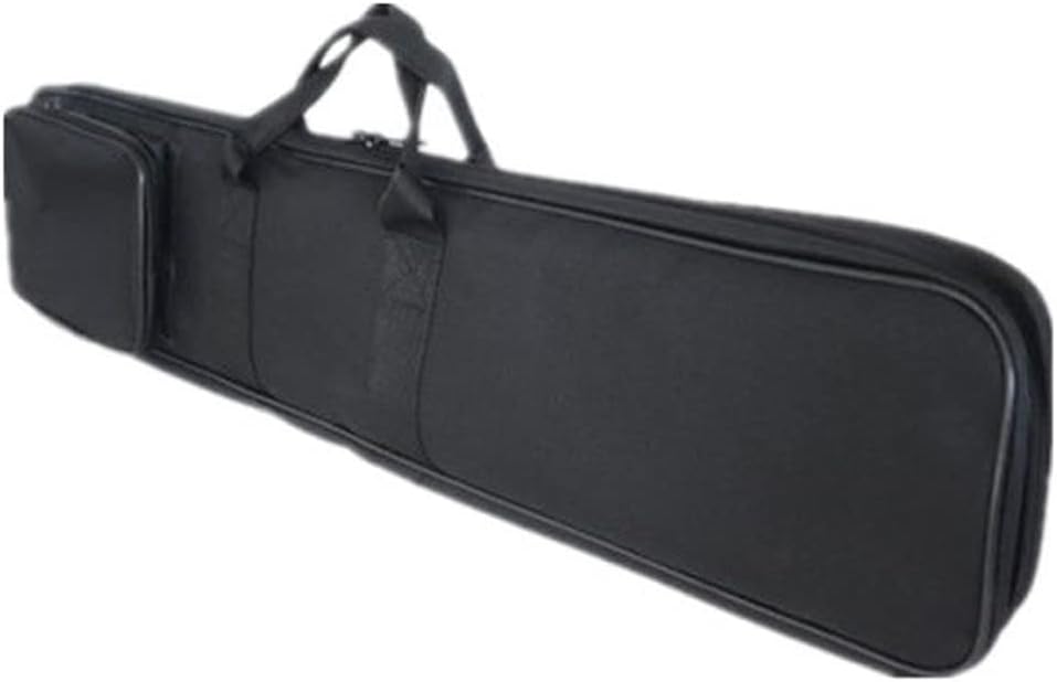Flute Bag Soft Carry Bag, Flute Storage Bag, Flute Carry Case with Front Pocket, Shoulder Strap Holds 5 Flutes