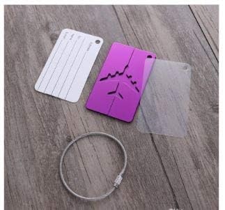 Image of Luggage Tags Metal Travel Bag Tag with Name ID | Suitcase | Baggage | Flight | Essential | Accessories | Handle Wraps | Identification Labels(1 Pcs)