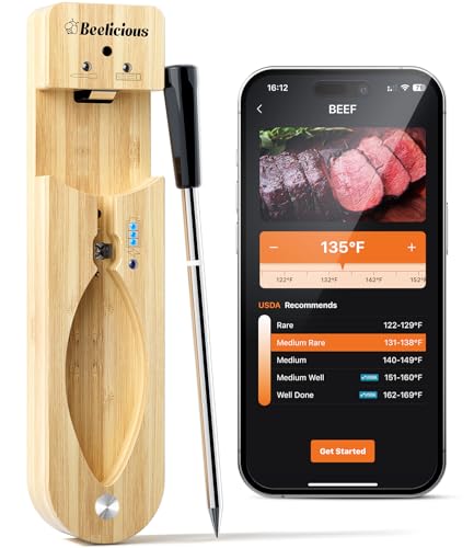 Beelicious Pro Wireless Meat Thermometer – Stable Bluetooth Smart Probe