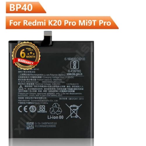 Image of BP40 Battery for Redmi K20 Pro /9T Pro / MZB7749IN Battery with 6 Month Warranty** (B88)