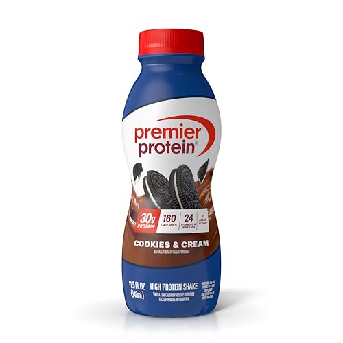 Premier Protein Shake, Cookies &amp; Cream, 30g Protein, No Added Sugar, 24 Vitamins &amp; Minerals to Support Immune Health, 11.5 fl oz, 1 Pack