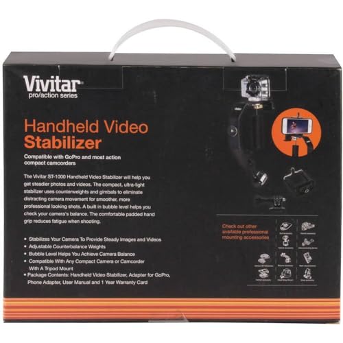 Mini Action Cam Stabilizer Black