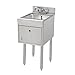 Advance Tabco SC-15-TS 15" x 21" Free Standing Underbar Sink