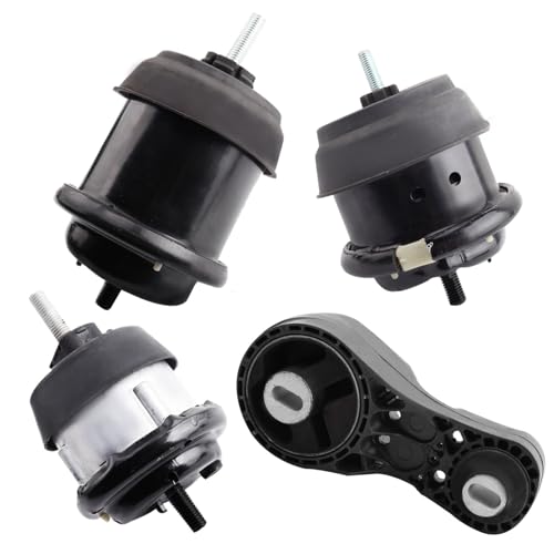 Set of 4 Engine Motor and Transmission Mount Kit Compatible with 2009-2017 Chevrolet Traverse and 2009-2016 Acadia and Buick Enclave & Saturn Outlook 3.6L Replaces# A5458/ A5549/ A5548/ A5444