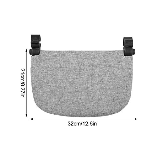 Antilog Stroller Footrest, Pram Foot Extension Footrest Pushchair Accessories 21CM Extend Board for Babyzen Yoya YOYO (Gray)