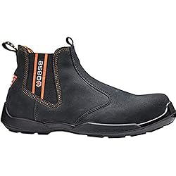 Zapatillas De Seguridad Base BASE Protection Dealer S1P SRC Zapato de Seguridad, Talla: 42, Color: Negro/Naranja, B0652BKO42