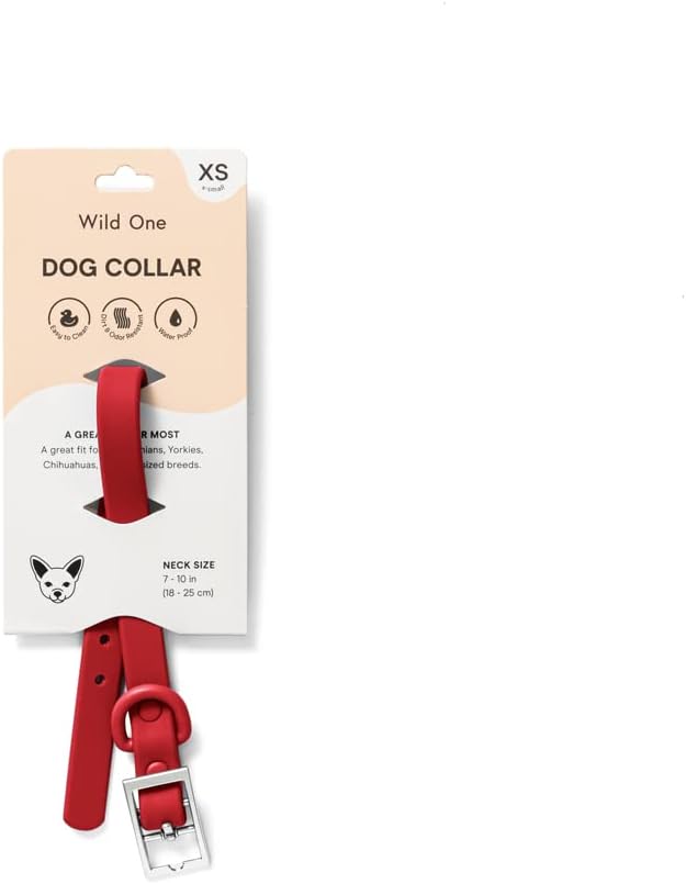 Wild One Collar - X Small - Strawberry