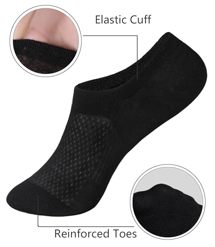 YZKKE No Show Socks Womens Invisible Liner, Non Slip & Low Cut, Casual & Formal Wear, Soft & Stretchable 8Pack3