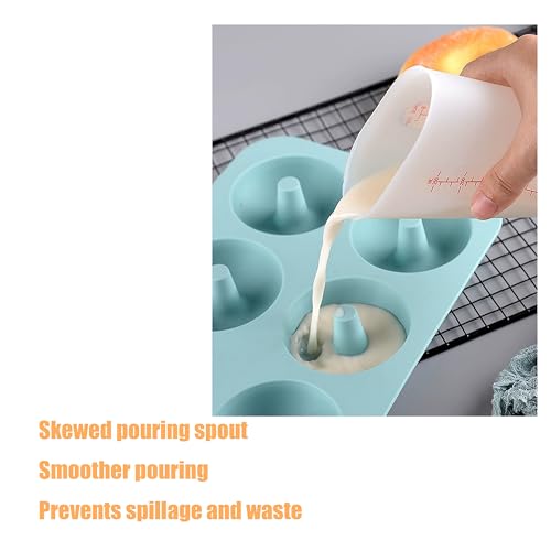 Set de 2 vasos medidores de silicona 250 y 500 ml miniatura 6