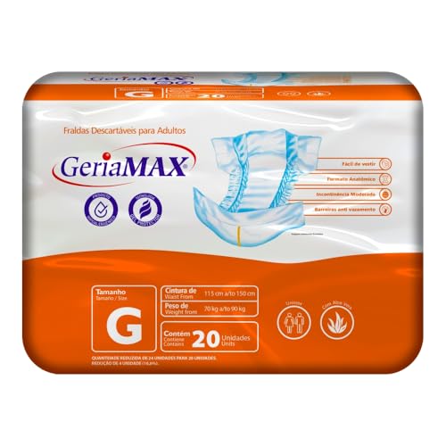 Fralda Descartável Geriátrica Geriamax G