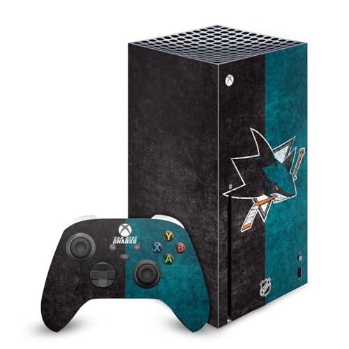 Skin Xbox Series X NHL San Jose Sharks stickers pour masquer les rayures