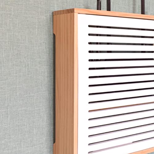 Rack de almacenamiento de enrutador de madera para organizar cables 5