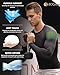 Compression Shirts for Men - Long Sleeve Black Workout Base Layer Athletic Gym Tops Quick Dry Running Undershirts