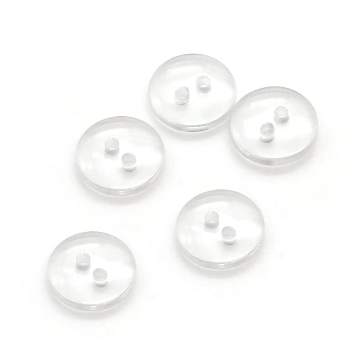 Knöpfe aus Kunstharz, 2 Löcher, zum Nähen, flache Rückseite, runde Knöpfe zum Nähen, Scrapbooking, DIY-Projekt, Nähknöpfe (11,4 mm), 1000 Stück