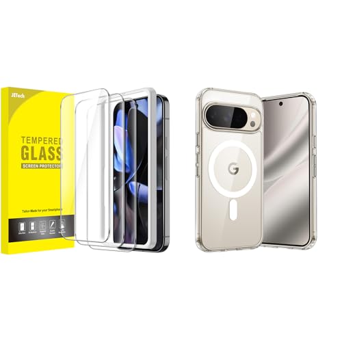 Google Pixel 10 Pro Protection Écran Coque Magnétique JETech Pack