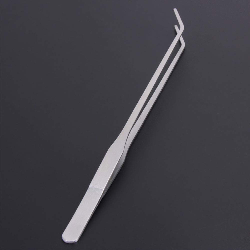Aquarium Aquascaping Kit 6 en 1 en Acier Inoxydable Char Outil pour Poissons et Plantes Aquatiques Trim Aquascaping [Pince à Épiler + Ciseaux + Spatul + Couteau à Algues]
