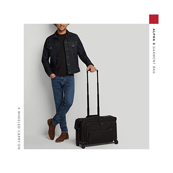 TUMI Alpha 3 Garment Bag 4 Wheeled CarryOn Luggage 22 Inch Dress