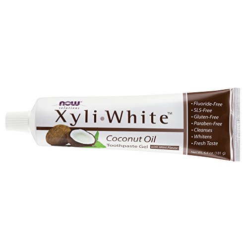 Now Solutions, Xyliwhite™ Toothpaste Gel, Coconut Oil, Cleanses And Whitens, Cool Coconut-Mint Taste, 6.4-Ounce #TOP3