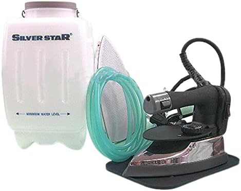Silver Star ES-300 Gravity Feed Industrial Electric Steam Iron Set