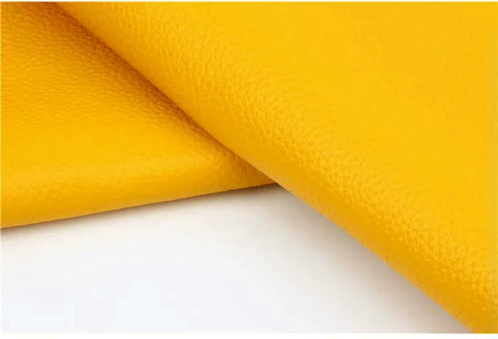 Cuir véritable Jaune Souple pour la Maroquinerie, Accessoires de Couture de Sacs, première Couche de Cuir de Vache