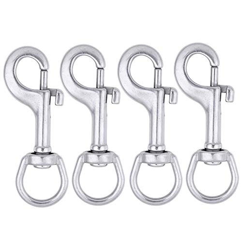 AOWISH 4 PCS 316 Stainless Steel Swivel Eye Bolt Snap Hooks