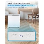 BLACK+DECKER 22-Pint Portable Dehumidifier, BD22MWSA, White - Image 4