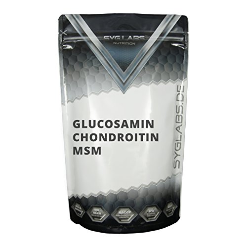 Syglabs Nutrition Glucosamin Chondroitin MSM - 500 Tabletten, 1er Pack (1 x 375 g) Cover