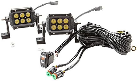 Sierra LED AWSL018-SPT-K2 Dual AmberWhite 6" 18W Pod Spot Light (Off Road, 2 Light Kit)