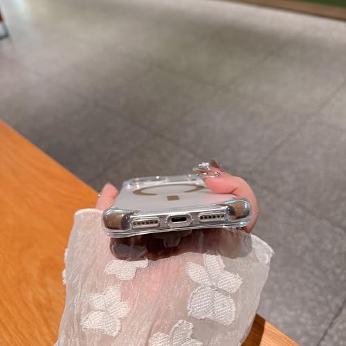 Coque iPhone 17 Pro Max antichoc transparente et magnétique gris de luxe - 2