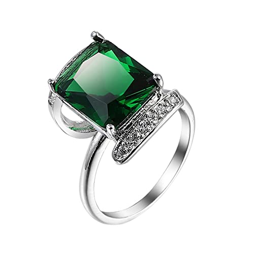 Bague or blanc et oxyde de zirconium AAA au prestige d'un solitaire
