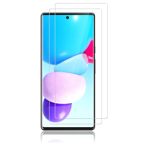 Carantee Schutzfolie für Panzerglas für Google Pixel 6 2 Stück Hohe Touch-Empfindlichkeiti Displayfolie 9H Härte Kratzfest Schutzglas Folie HD Klar Blasenfrei Anti-Fingerabdruck Displayschutzfolie
