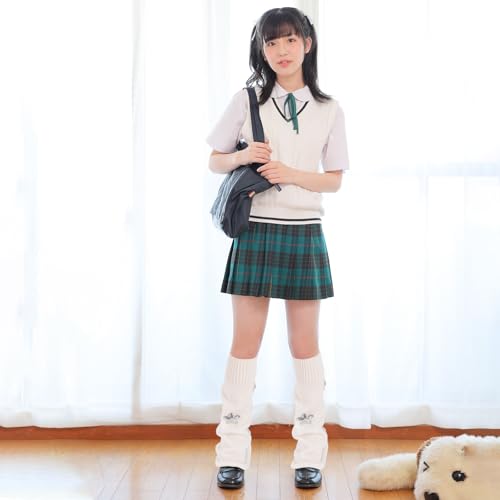 Image of Junely Leg Warmers for Women Kawaii Leg Warmer Cute Legwarmers Japanese Socks Emo Lolita Gyaru Harajuku Accessories