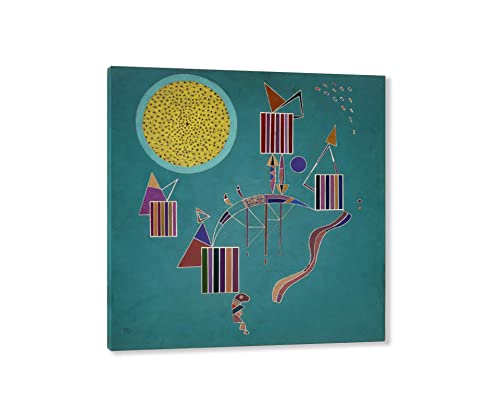 Abstrakte Kunst Leinwandbild Intime Nachricht von Wassily Kandinsky Leinwand Wandkunst für Home Decoration 50x50cm Ungerahmt