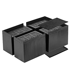 Uping Verstellbare Möbelerhöher 4 Stück mit Schaumstoffpolster