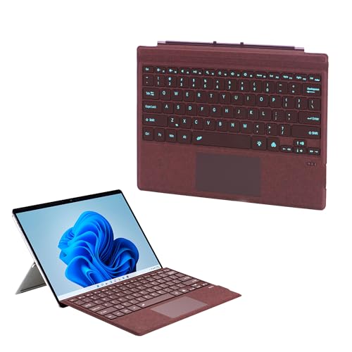 mobee Capa tipo para Microsoft Surface Pro 7+/Pro 7/Pro 6/Pro 5/Pro 4/Pro 3,7 Color Backlight Slim B