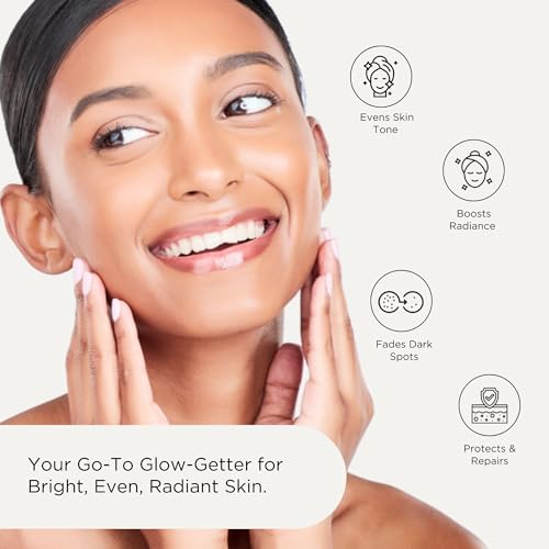 Image of Minskinn Brightening Serum for Face Glow | Vitamin C 10% + Niacinamide 5% + Alpha Arbutin 2% | Dark Spot & Pigmentation Serum for Uneven Skin Tone, Anti Aging, Pore Treatment & Hydrating Glow - 30ml