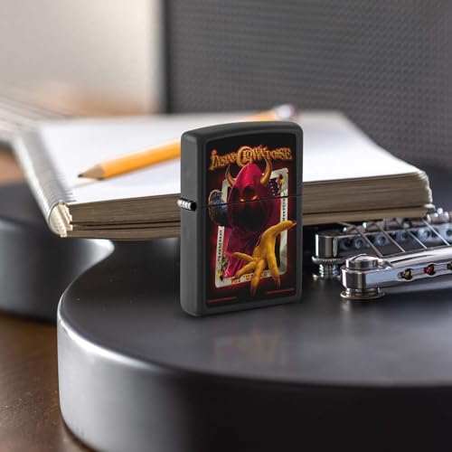 Encendedor Zippo The Wraith mate negro miniatura 5