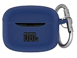 GIOPUEY Cover Compatibile con JBL Tune Buds 2, Cilicone Custodia, Ultrasottile Case Cover, Antiurto, Resistente ai Graffi - Blu scuro
