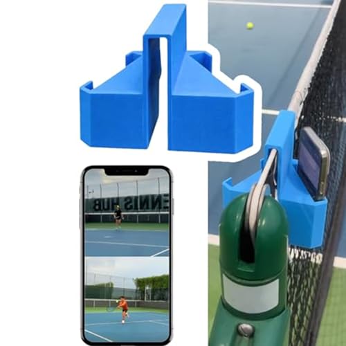 Support De Caméra De Tennis, Support De Caméra De Téléphone Pour Filet De Tennis | Supports De Téléphone De Clôture Double Face | Pour Analyse Des Matchs, Diffusion En Direct, Coaching Et Conseils