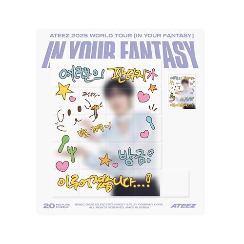 ATEEZ Official Tour Merch Sliding Puzzle