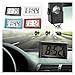 Fit for Digital Clock for Car - Large Screen Adhesive Dashboard Clock - Stylish Electronic Car Accessories(A)